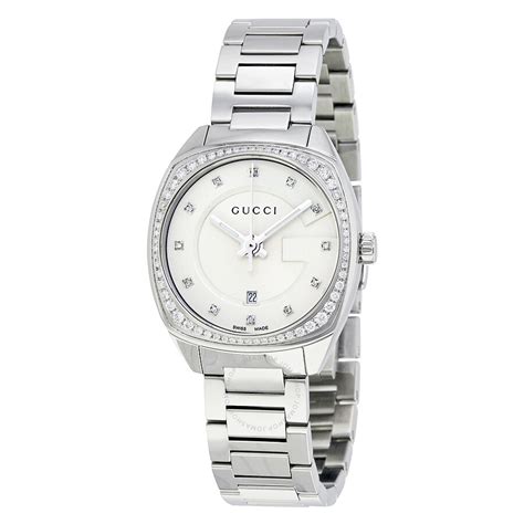 gucci watch ladies diamond|stainless steel gucci ladies watches.